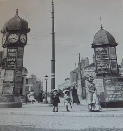 Photographie ancienne de Calais l'horloge