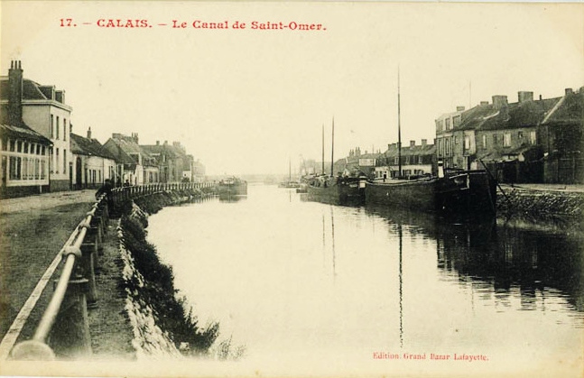 Calais canal de saint omer peniche batellerie